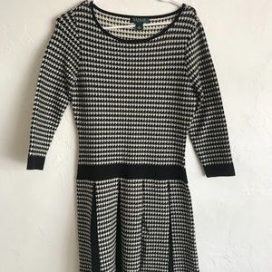 Ralph Lauren Drop Waist Sweater Mini Dress Size S
